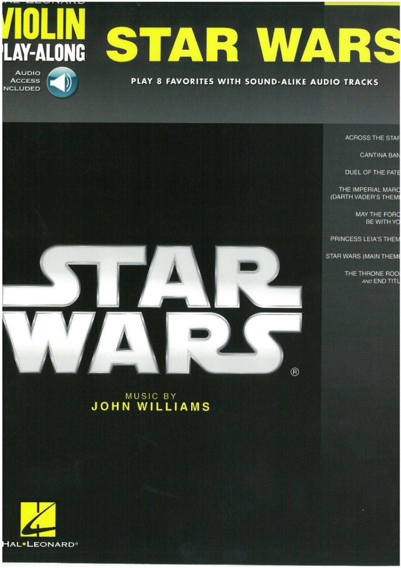Star Wars — Violin Play-Along Vol. 62 Book/Online Audio (Hal Leonard)
