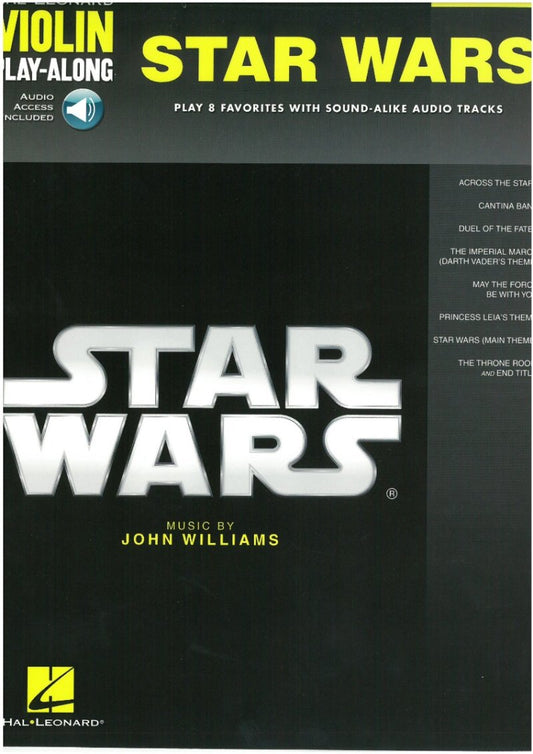Star Wars — Violin Play-Along Vol. 62 Book/Online Audio (Hal Leonard)
