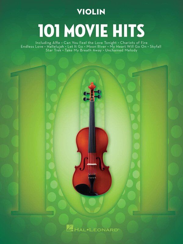 101 Movie Hits for Violin by Hal Leonard, 120 Pages, Strings > Violin, Solo Instrumental Collection