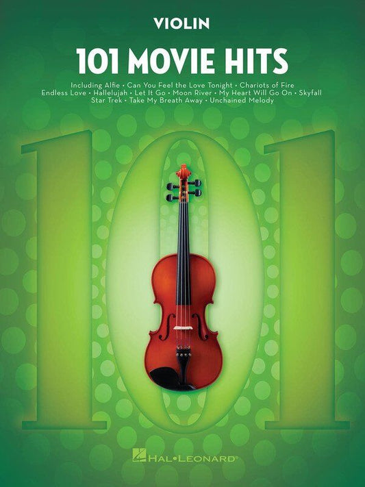 101 Movie Hits for Violin by Hal Leonard, 120 Pages, Strings > Violin, Solo Instrumental Collection