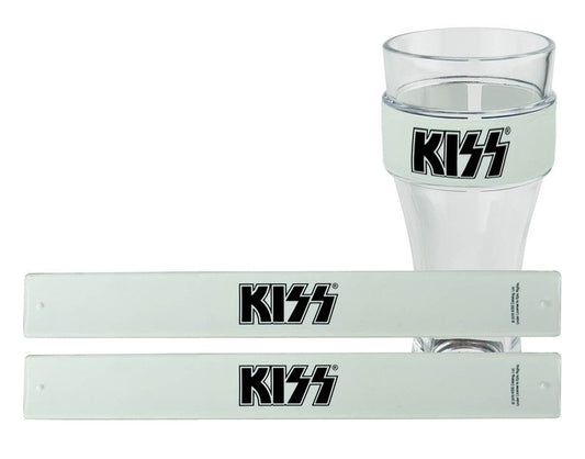 Kiss Slap Band White/Black 2 Pack (Iconic Concepts)