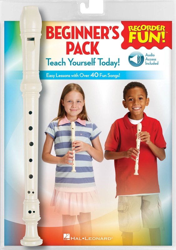 Recorder Fun! Beginner's Pack — Book/Online Audio with Recorder (Hal Leonard)