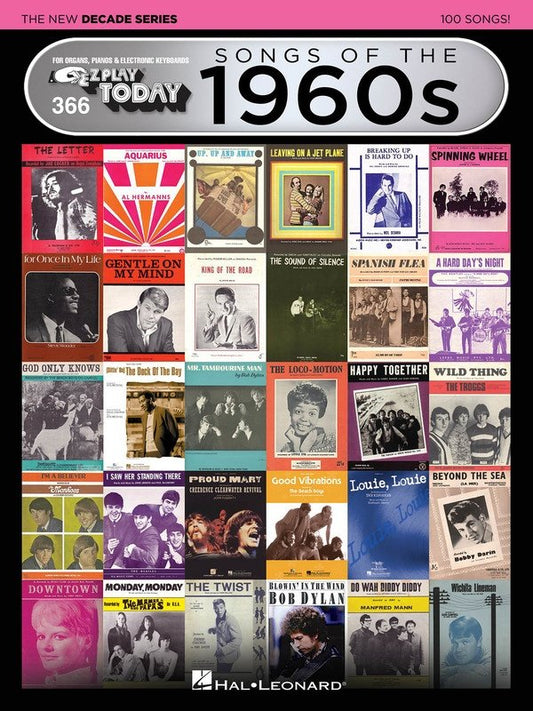 Songs of the 1960s: The New Decade Series — E-Z Play Today No. 366 (Hal Leonard)