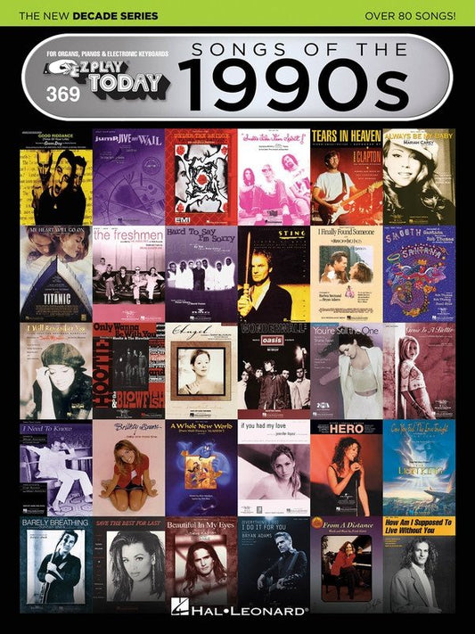 Songs Of The 1990S The New Decade Series Ez Play 369 (Hal Leonard)