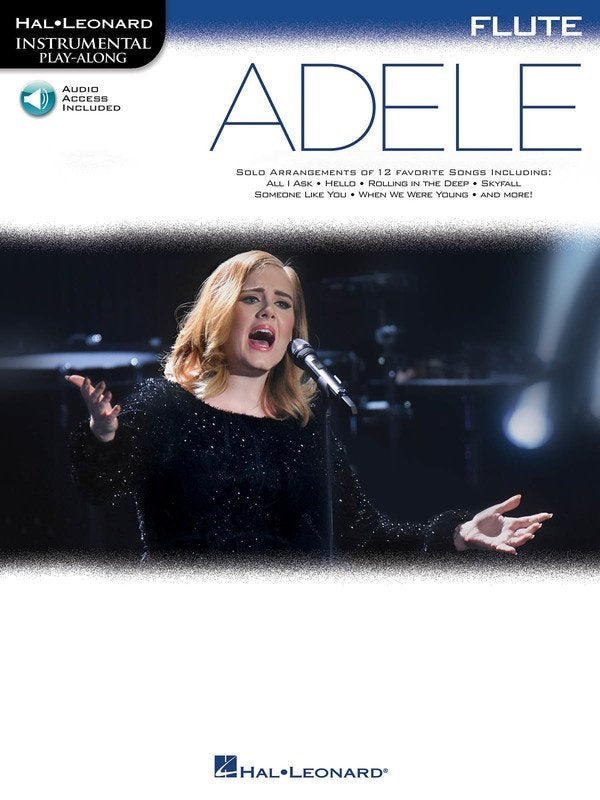 Adele — Flute Play-Along, Book/Online Audio (Instrumental Play-Along, Hal Leonard)