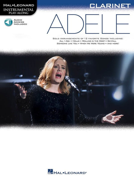 Adele — Clarinet Play-Along, Book/Online Audio (Instrumental Play-Along, Hal Leonard)