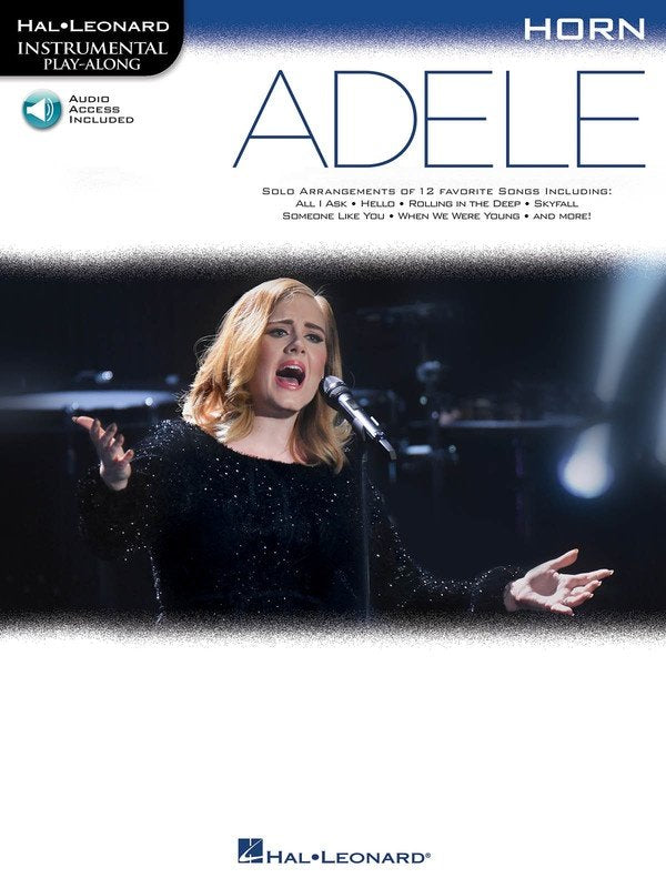Adele — Horn Play-Along, Book/Online Audio (Instrumental Play-Along, Hal Leonard)