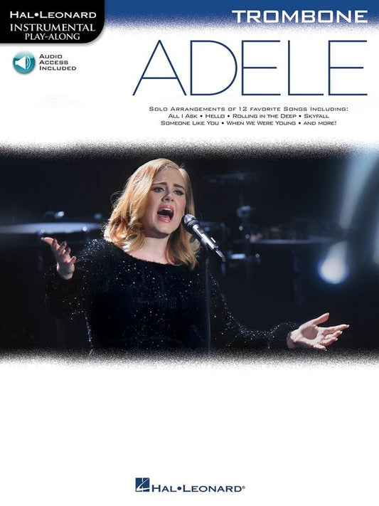 Adele — Trombone Play-Along, Book/Online Audio (Instrumental Play-Along, Hal Leonard)