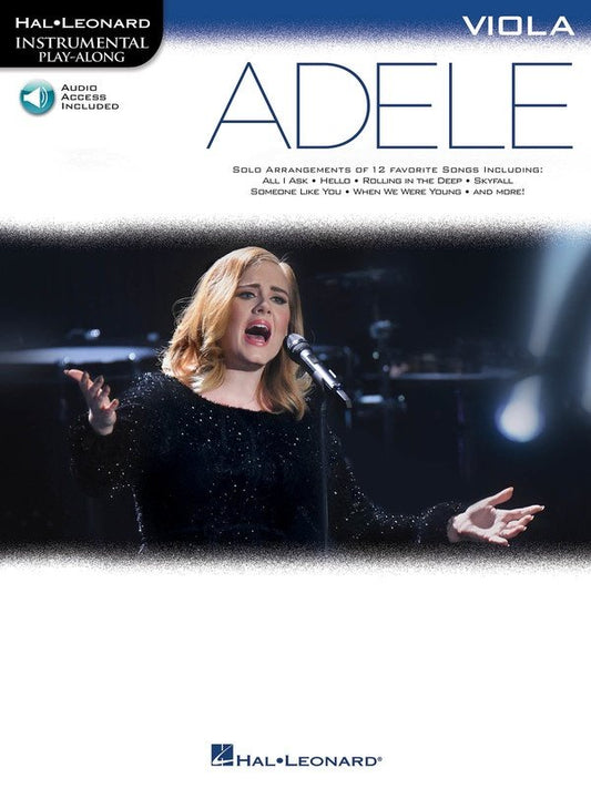 Adele — Viola Play-Along, Book/Online Audio (Instrumental Play-Along, Hal Leonard)