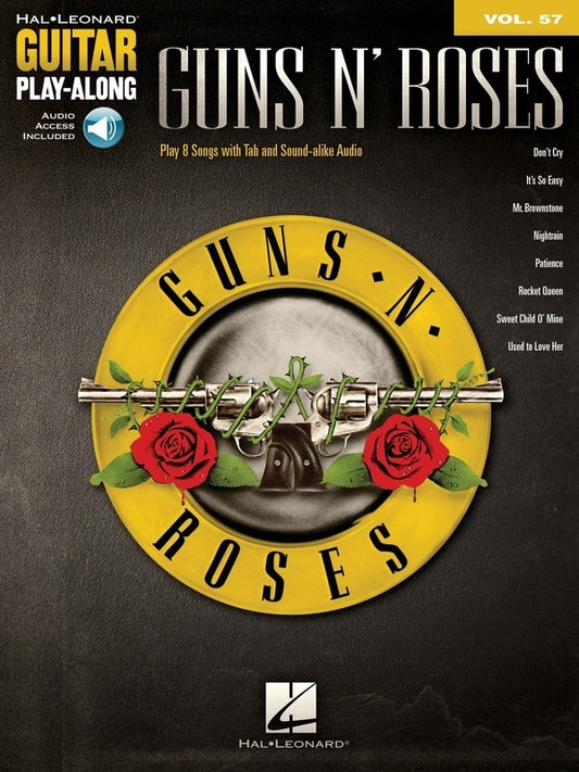 Guns N Roses Guitar Playalong V75 Tab Book/Online Audio