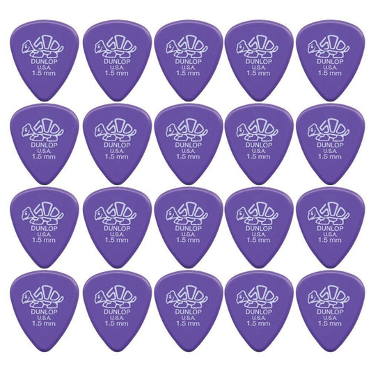 20 x Dunlop Premium DELRIN 500 1.50MM Gauge Guitar Picks 41R