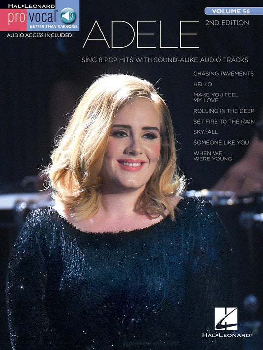 Adele — Pro Vocal Women's Edition Vol. 56, Book/Online Audio (Hal Leonard)