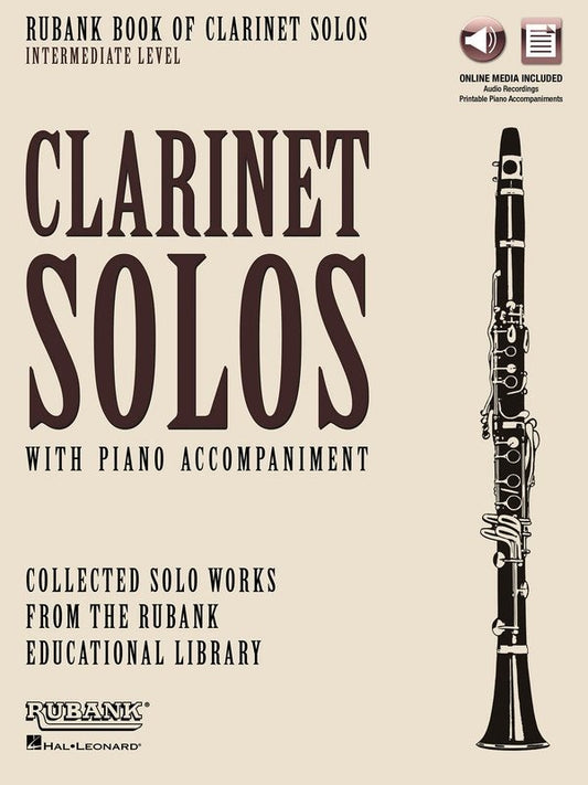Rubank Book of Clarinet Solos — Intermediate Level, Book/Online Media (Rubank Publications)