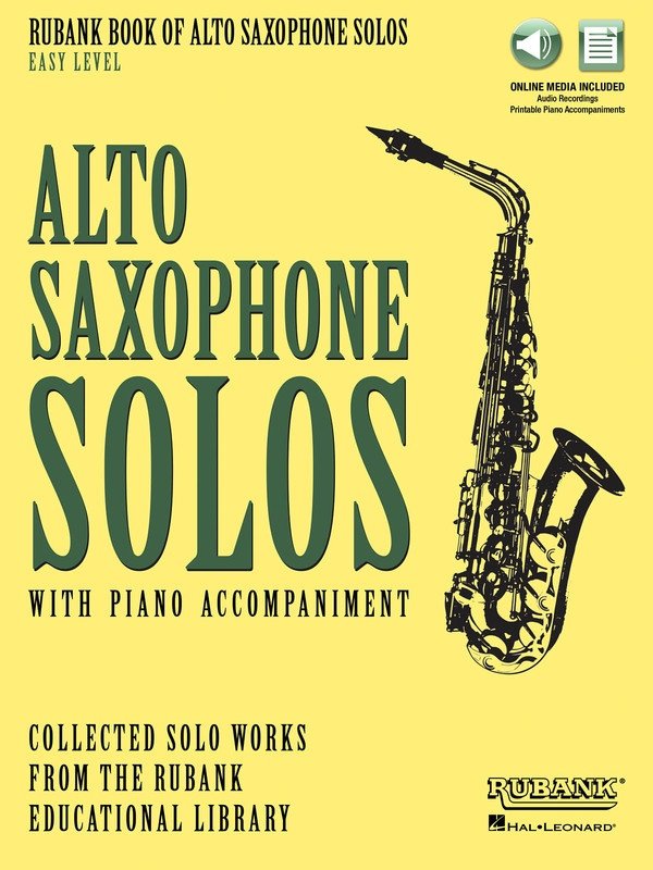 Rubank Book of Alto Saxophone Solos — Easy Level, Book/Online Media (Rubank Solo Collection)
