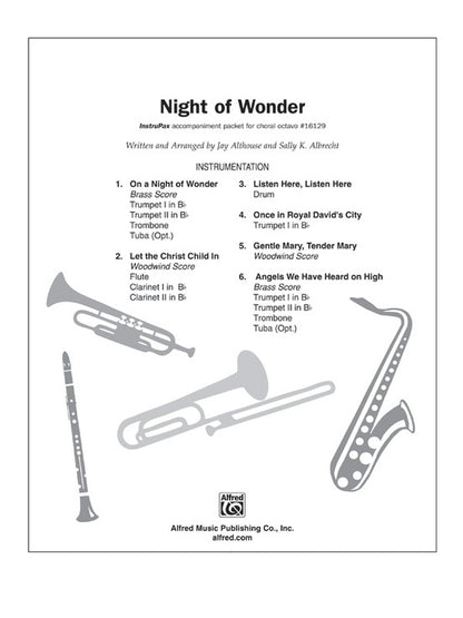 Night Of Wonder SATB Instrupax