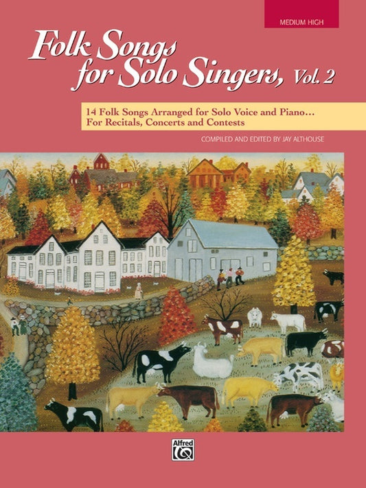 Folk Songs For Solo Singers Vol 2 Book Med/High