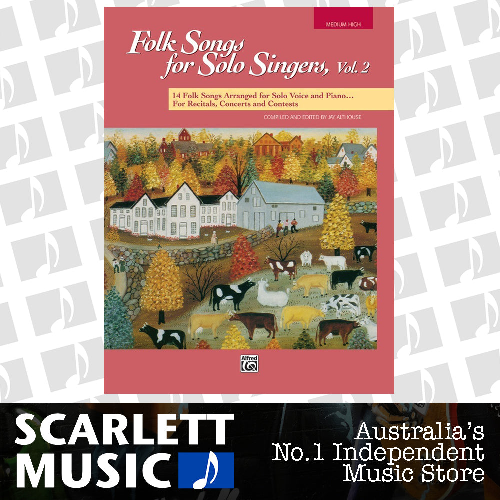 Folk Songs For Solo Singers Vol 2 Book Med/High — view 2