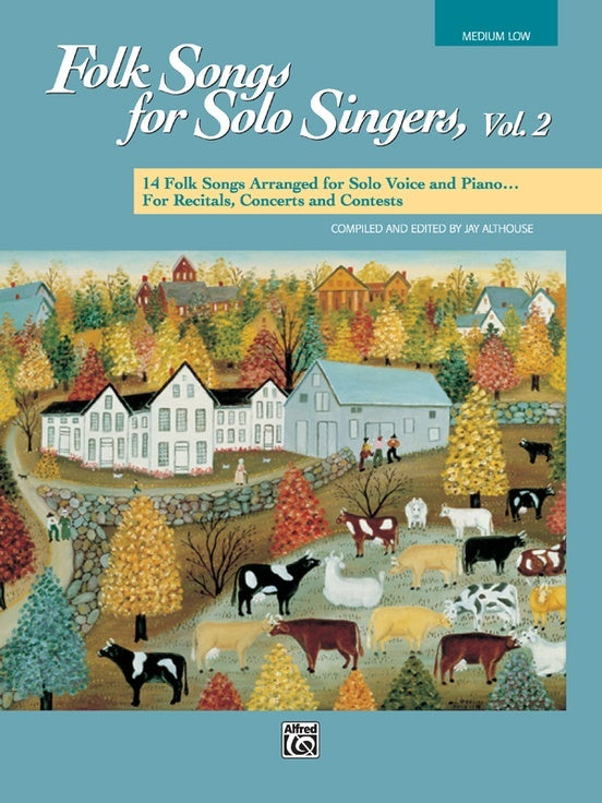 Folk Songs For Solo Singers Vol 2 Book Med/Low