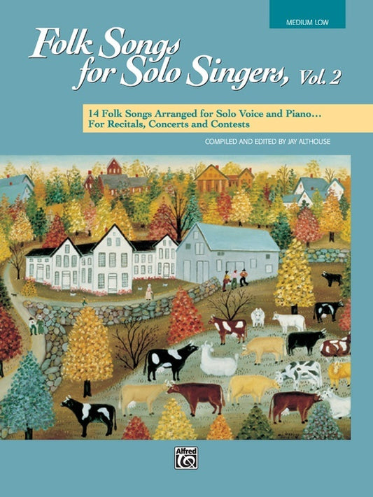 Folk Songs For Solo Singers Vol 2 Book Med/Low
