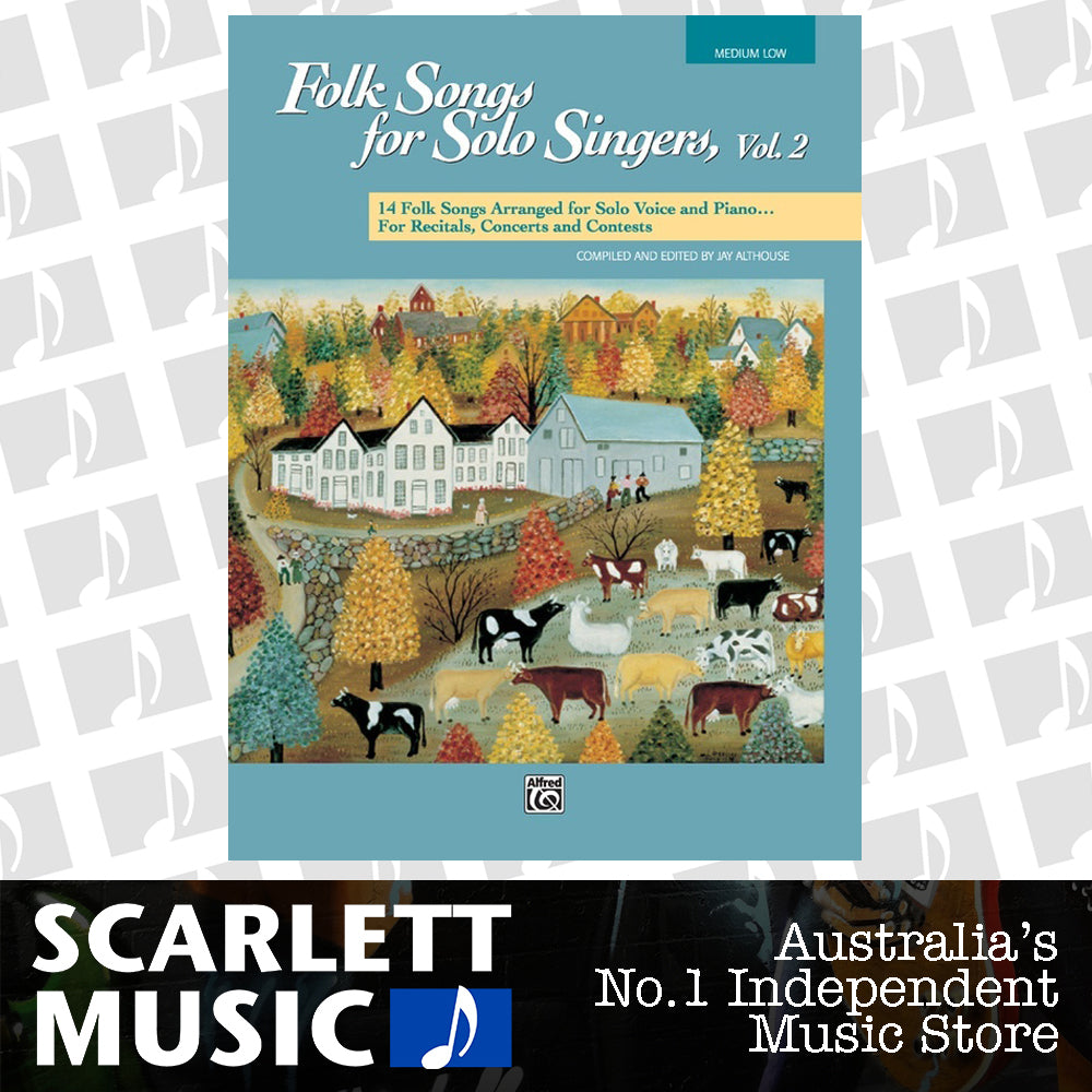 Folk Songs For Solo Singers Vol 2 Book Med/Low — view 2