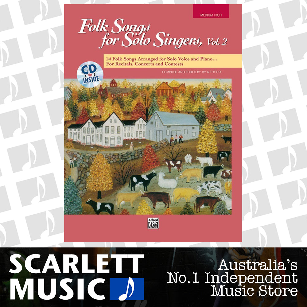 Folk Songs For Solo Singers Vol 2 Book/CD Med/High — view 2
