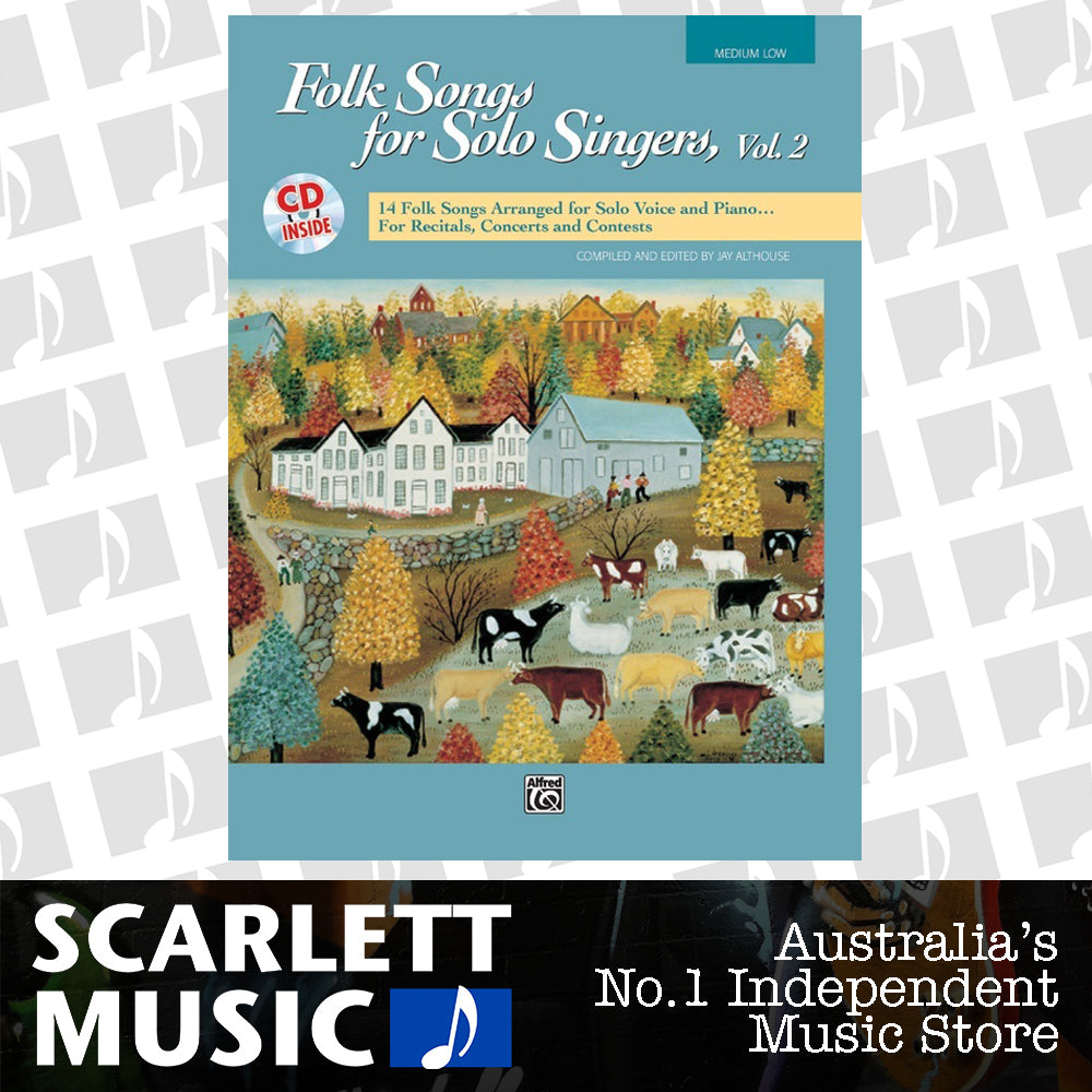 Folk Songs For Solo Singers Vol 2 Book/CD Med/Low — view 2