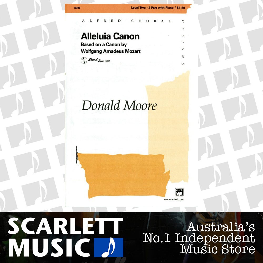 Alleluia Canon SA Choral Sheet Music — view 2