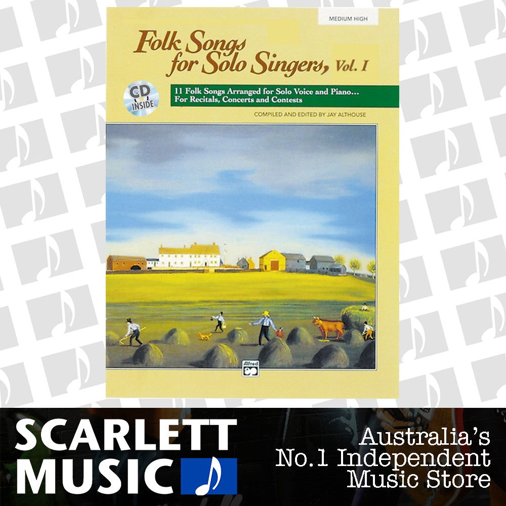 Folk Songs For Solo Singers Vol 1 Book/CD Med/High — view 2