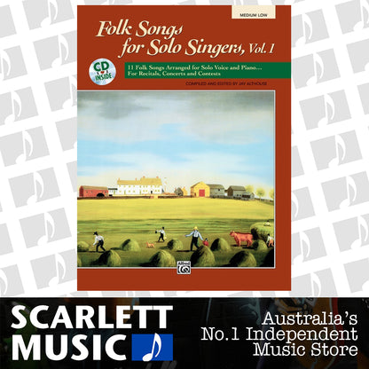 Folk Songs For Solo Singers Vol 1 Book/CD Med/Low — view 2