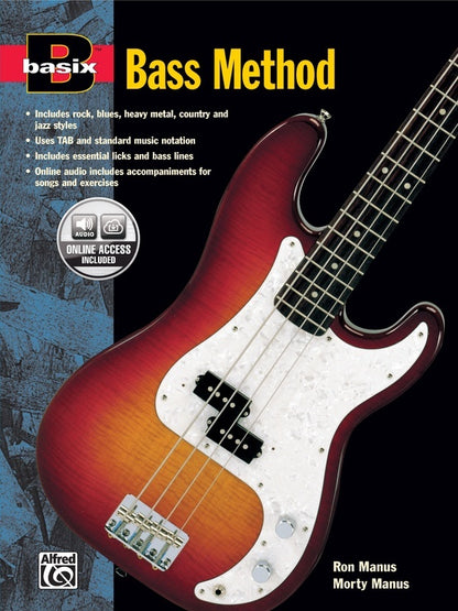 Basix Bass Guitar Method Book with CD