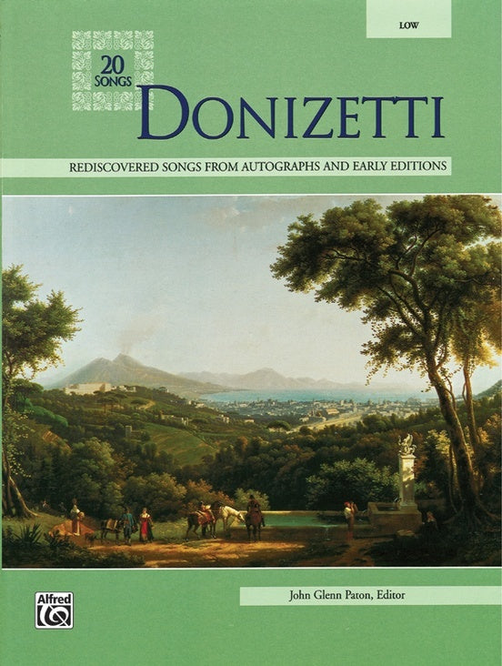 Songs 20 by Donizetti for Low Voice - Vocal Sheet Music