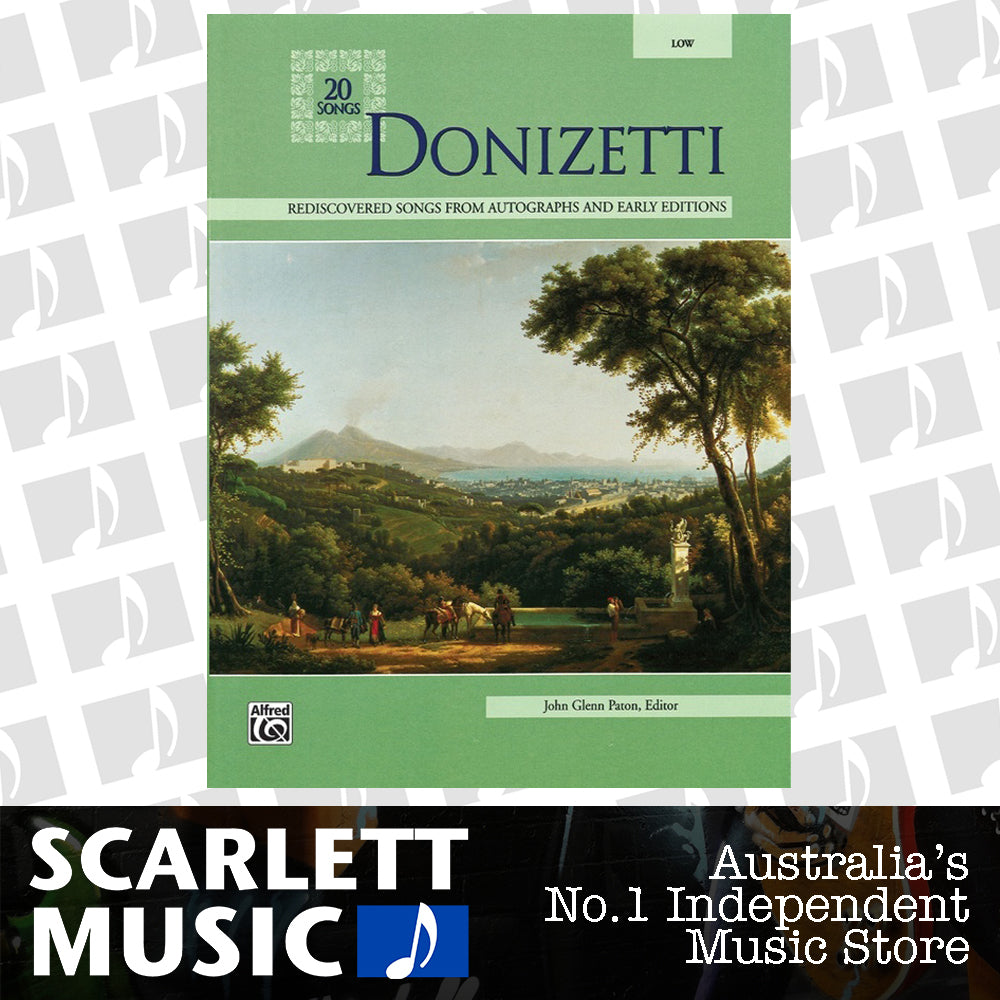 Songs 20 by Donizetti for Low Voice - Vocal Sheet Music — view 2