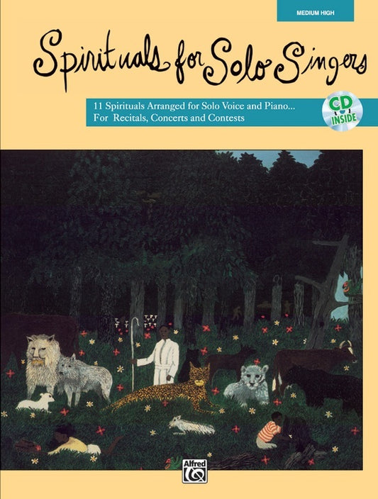 Spirituals for Solo Singers Medium/High Book with CD