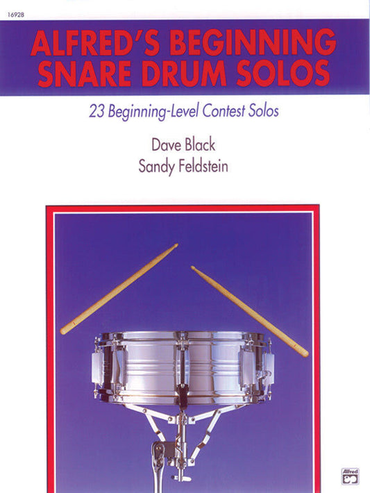 Alfred's Beginning Snare Drum Solos Sheet Music