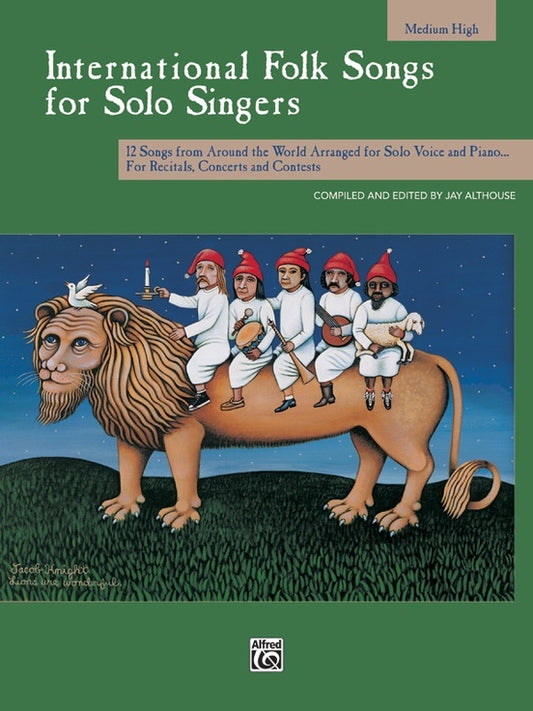 International Folk Songs Solo Singers Med/Hi Book