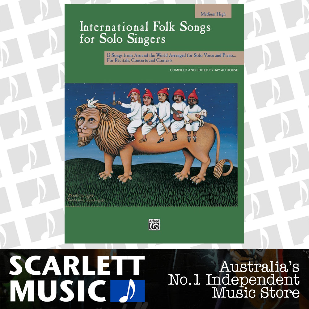 International Folk Songs Solo Singers Med/Hi Book — view 2