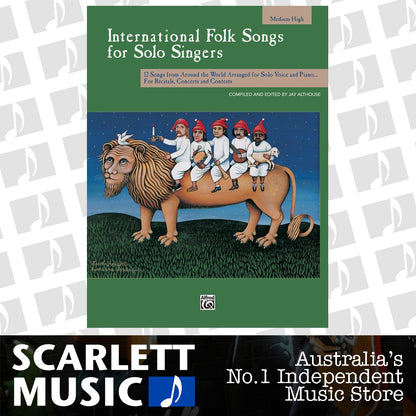 International Folk Songs Solo Singers Med/Hi Book — view 2