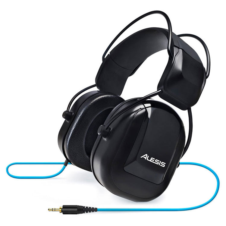 Alesis DRP100 Extreme Isolating Drum Headphones with 40mm Drivers and Silicone Headband
