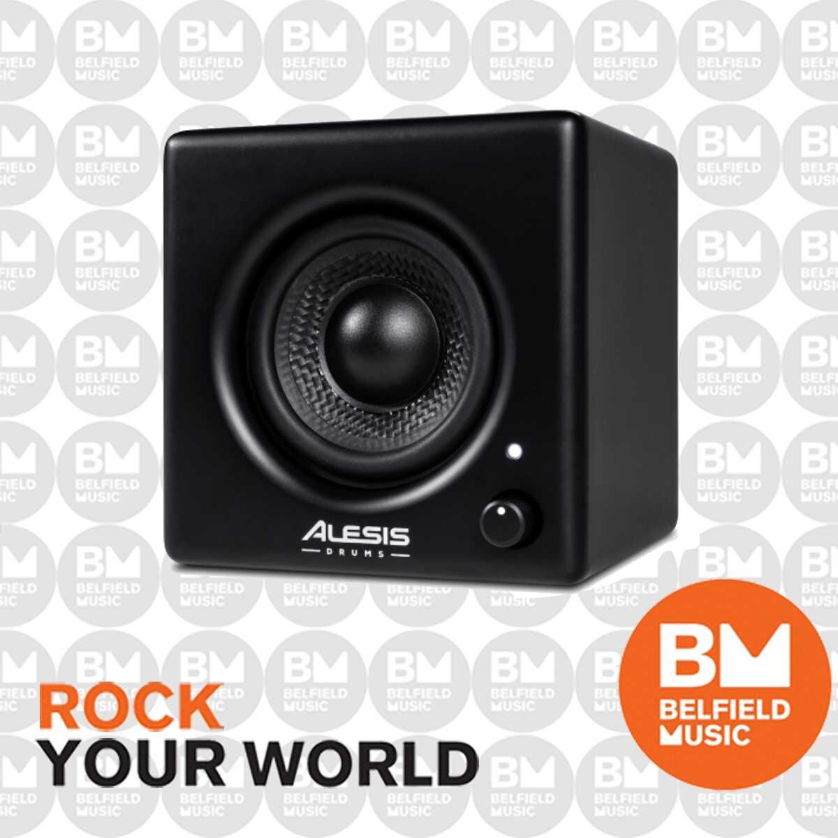 Alesis Nitro Amp 70 Watt Compact Rack Mountable Powered Speaker for Electronic Drums — view 4