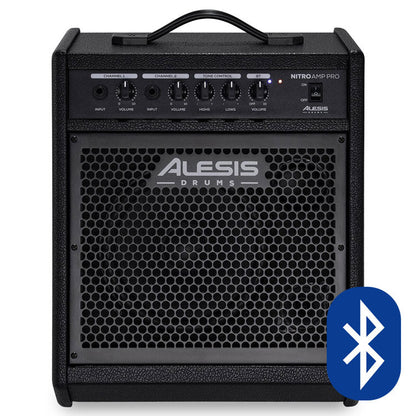 Alesis Nitro Amp Pro 8” Compact Floor Monitor for Electronic Drums, 80W Bluetooth, 2.5” Tweeter, Wedge Design, Easy EQ Controls — view 5