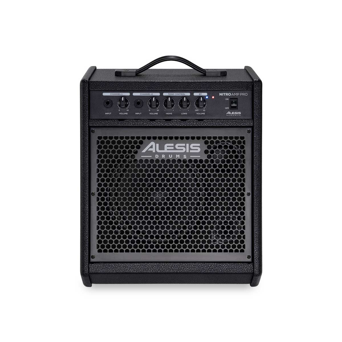 Alesis Nitro Amp Pro 8” Compact Floor Monitor for Electronic Drums, 80W Bluetooth, 2.5” Tweeter, Wedge Design, Easy EQ Controls — view 6
