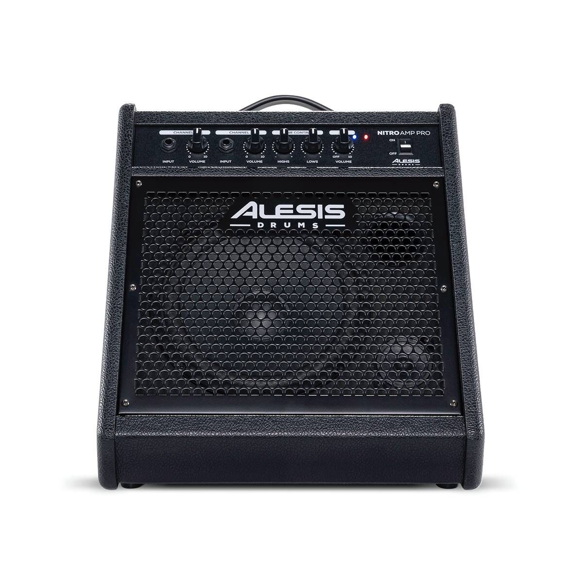 Alesis Nitro Amp Pro 8" Compact Floor Monitor Speaker for Electronic Drums with Bluetooth Streaming and 80W Amplification