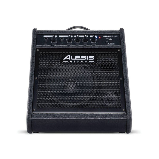 Alesis Nitro Amp Pro 8" Compact Floor Monitor Speaker for Electronic Drums with Bluetooth Streaming and 80W Amplification
