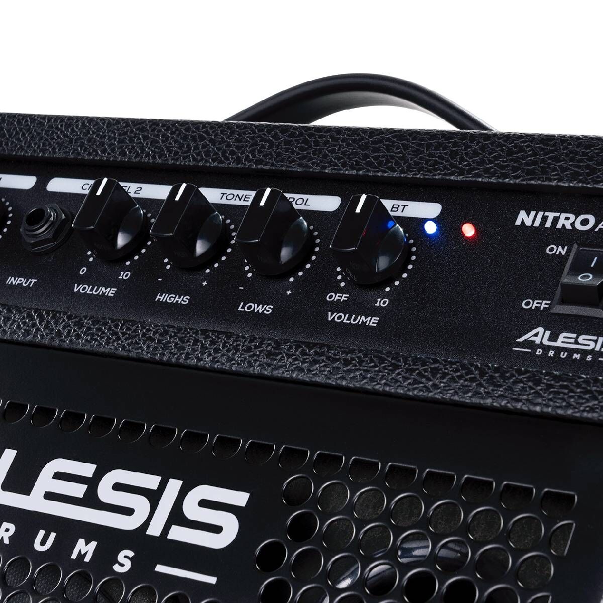 Alesis Nitro Amp Pro 8" Compact Floor Monitor Speaker for Electronic Drums with Bluetooth Streaming and 80W Amplification — view 6