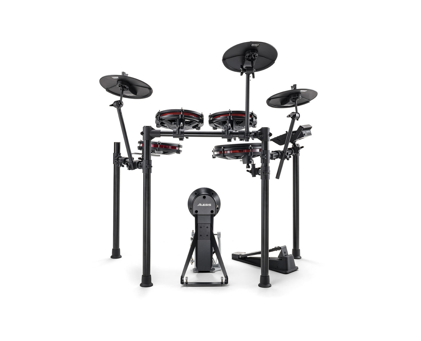 Alesis Nitro Max Mesh 5-Piece Mesh Electronic Drum Kit w/ Nitro Max Drum Module & 3 Cymbals — view 5