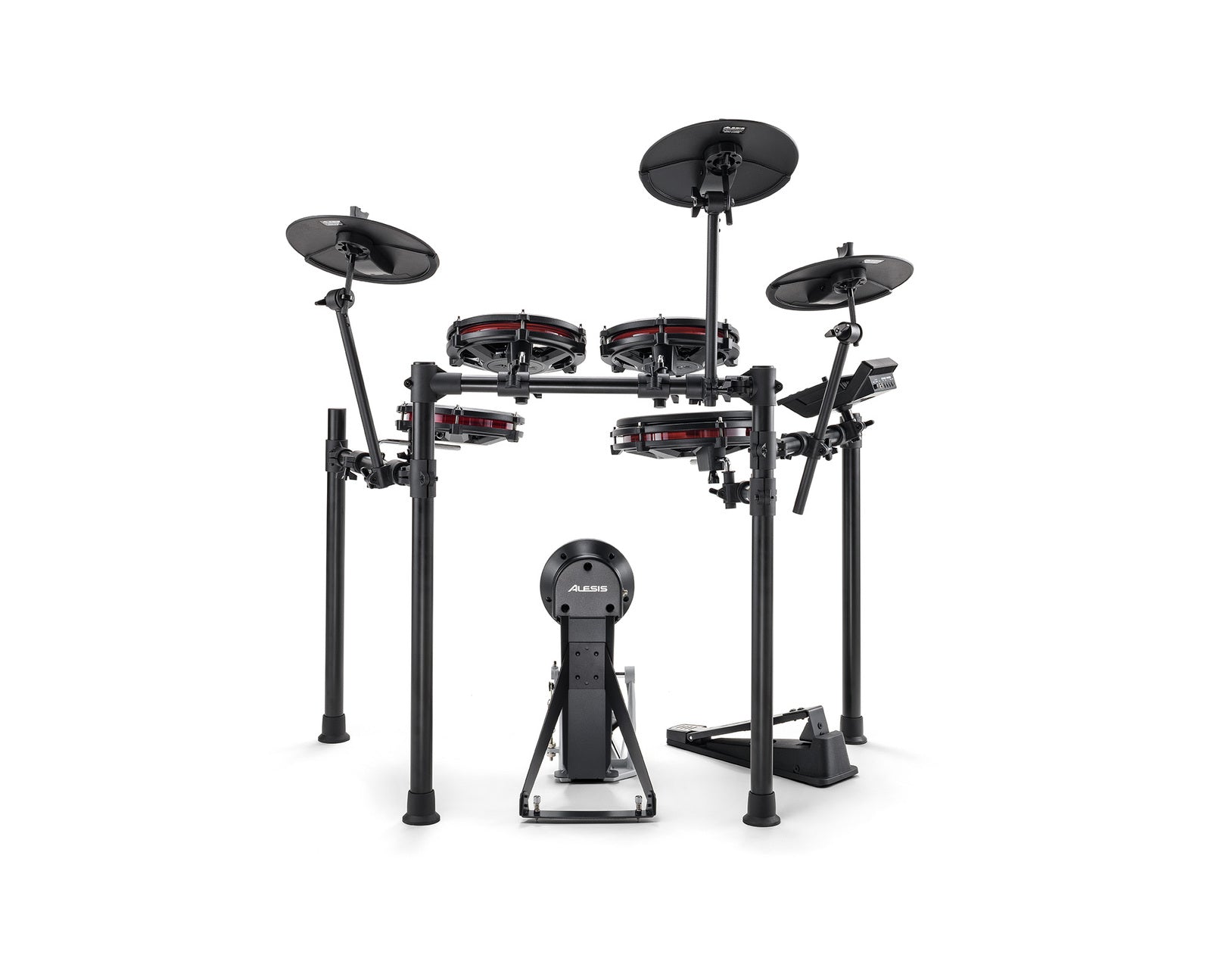 Alesis Nitro Max Mesh 5-Piece Mesh Electronic Drum Kit w/ Nitro Max Drum Module & 3 Cymbals — view 5