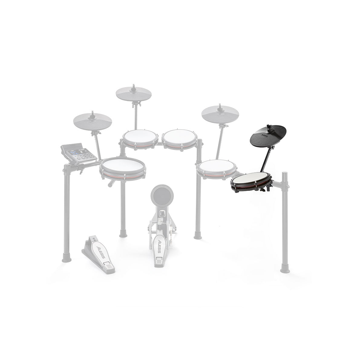 NitroMax 8" Tom and 10" Cymbal Expansion Pack by Alesis — view 4