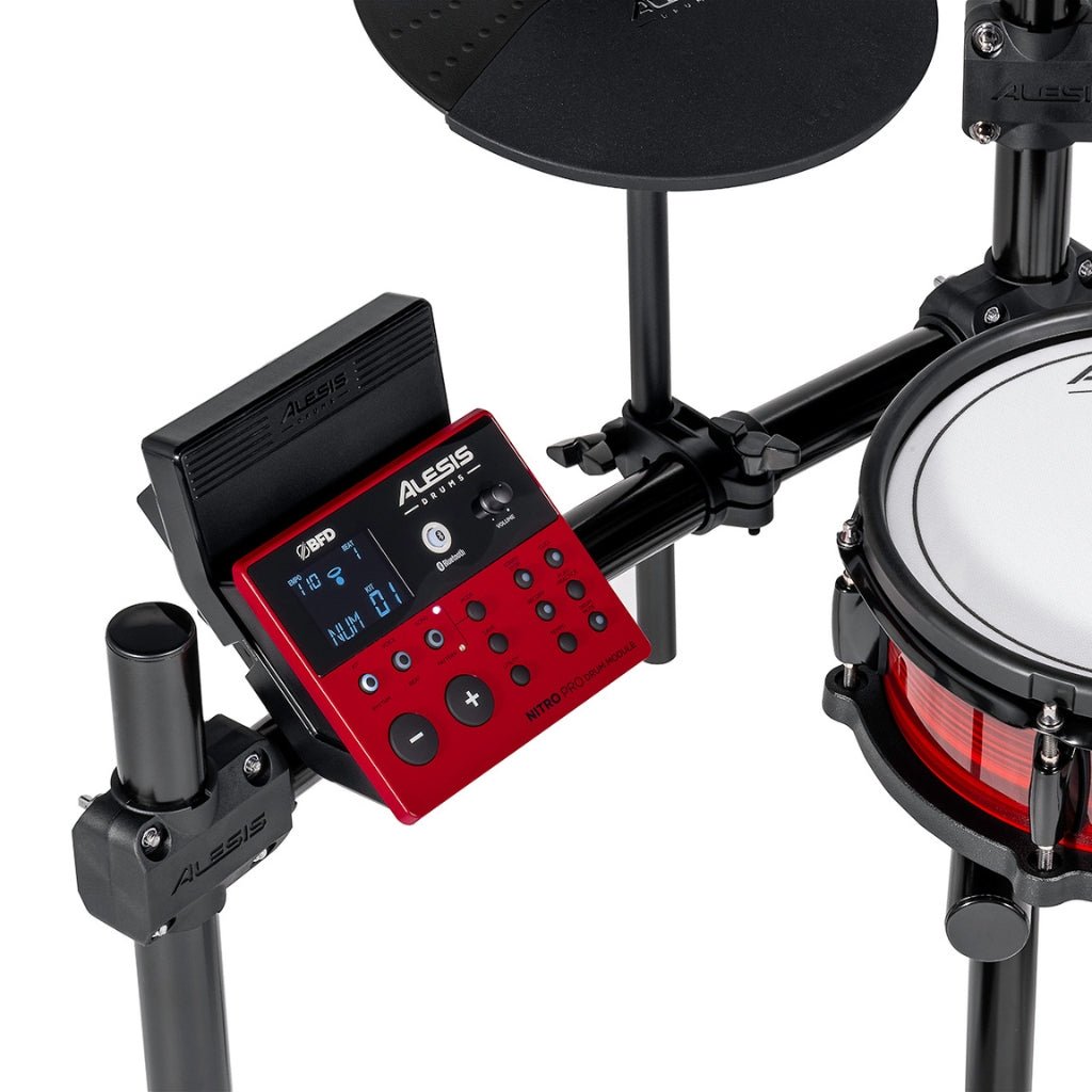 Alesis Nitro Pro XL 10-Piece Electronic Drum Kit with Mesh Heads, Bluetooth, and BFD Virtual Instrument — view 2