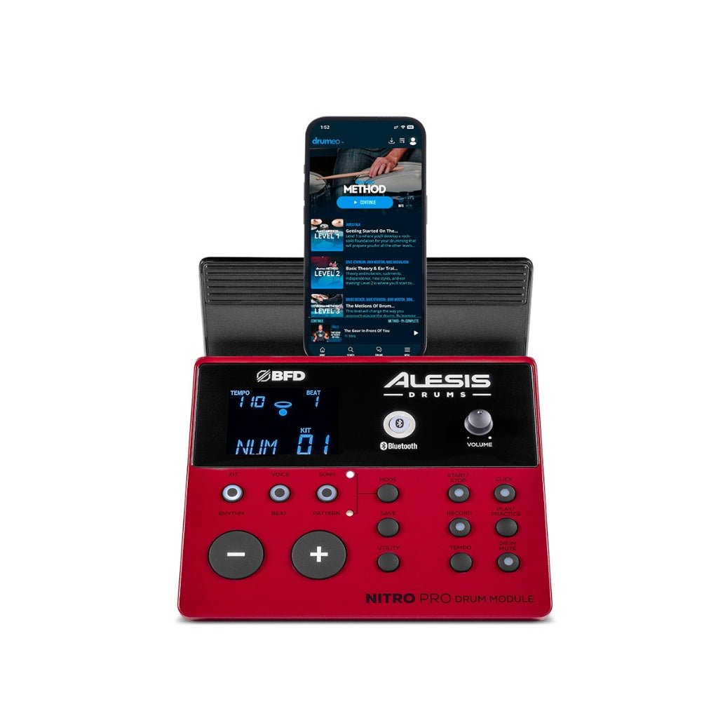 Alesis Nitro Pro XL 10-Piece Electronic Drum Kit with Mesh Heads, Bluetooth, and BFD Virtual Instrument — view 5