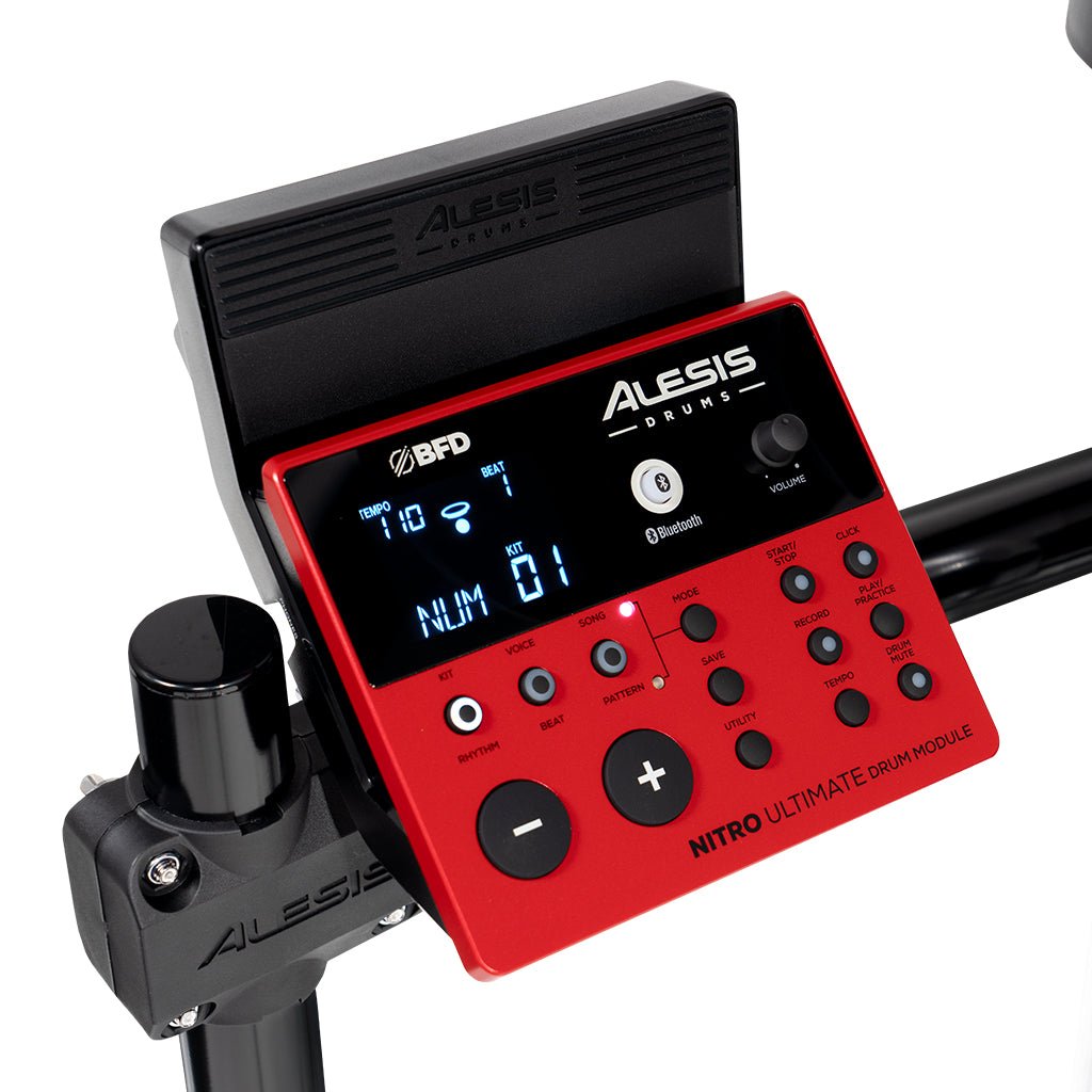 Alesis Nitro Ultimate 9-Piece Electronic Drum Kit with Hi-Hat Controller and Bluetooth Connectivity — view 4